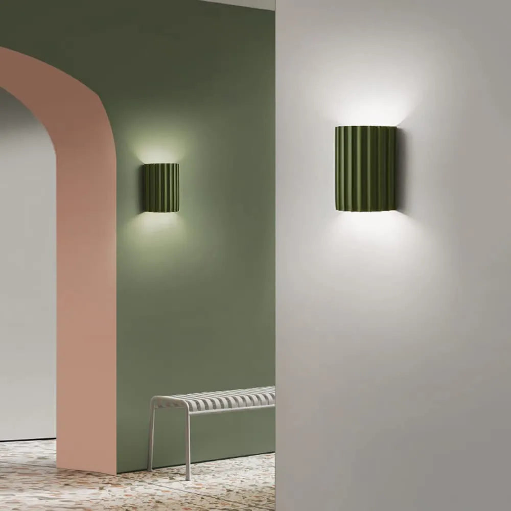 Wandleuchte Harz Halbrund Minimalistisch G9 LED Schlafzimmer Flur Wohnzimmer Modern | Restfield