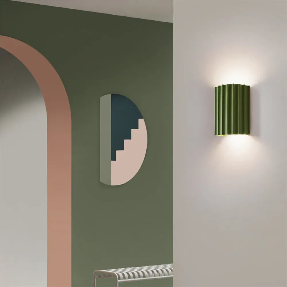 Wandleuchte Harz Halbrund Minimalistisch G9 LED Schlafzimmer Flur Wohnzimmer Modern | Restfield
