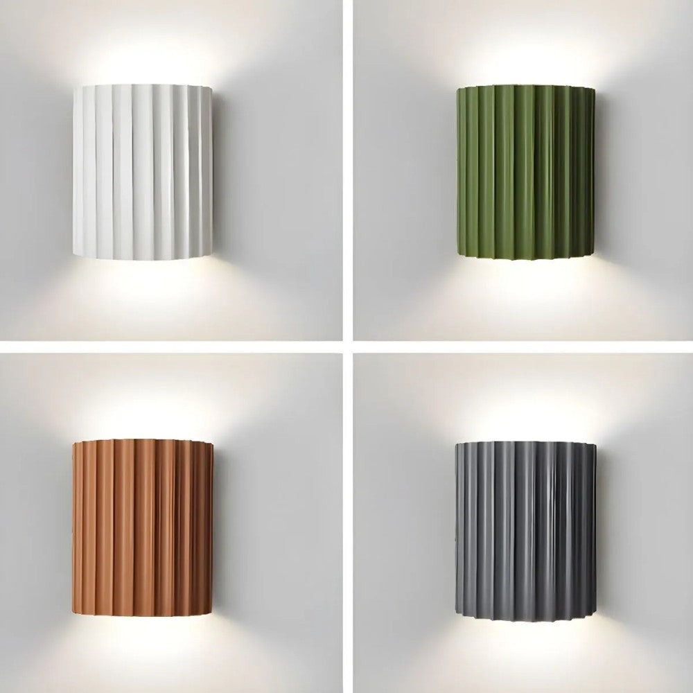 Wandleuchte Harz Halbrund Minimalistisch G9 LED Schlafzimmer Flur Wohnzimmer Modern | Restfield