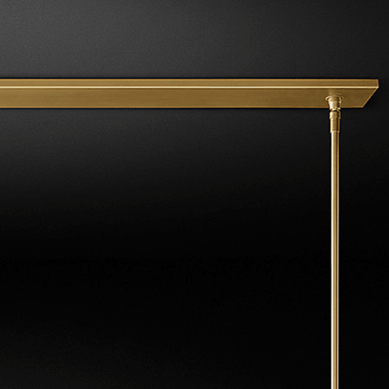Moderne Eettafel Kroonluchter met Cilindervormige Glazen Kappen – Hanglamp Messing – Sfeerverlichting voor Woonkamer Eetkamer Keukeneiland | Sansoti