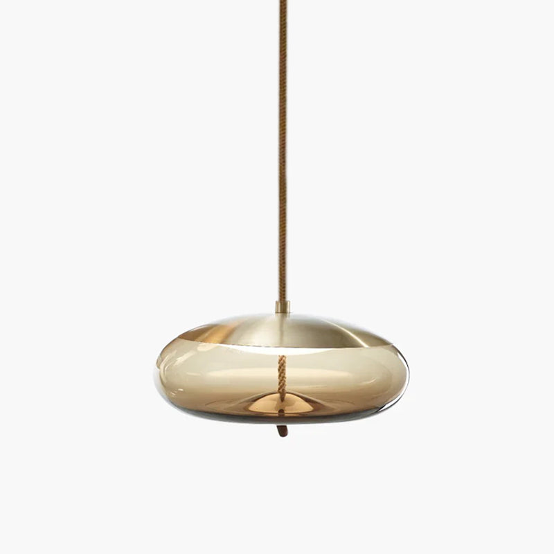 Handgeblazen Glazen Hanglamp Modern Design – Glas en Metaal – Instelbare Kabel 150cm – Geïntegreerde LED – 4 Modellen & Kleuropties | Sansoti