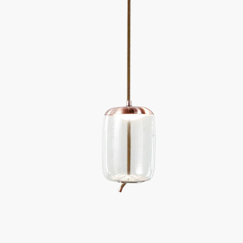 Handgeblazen Glazen Hanglamp Modern Design – Glas en Metaal – Instelbare Kabel 150cm – Geïntegreerde LED – 4 Modellen & Kleuropties | Sansoti