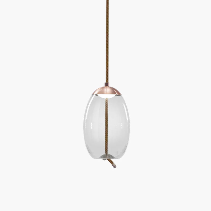 Handgeblazen Glazen Hanglamp Modern Design – Glas en Metaal – Instelbare Kabel 150cm – Geïntegreerde LED – 4 Modellen & Kleuropties | Sansoti