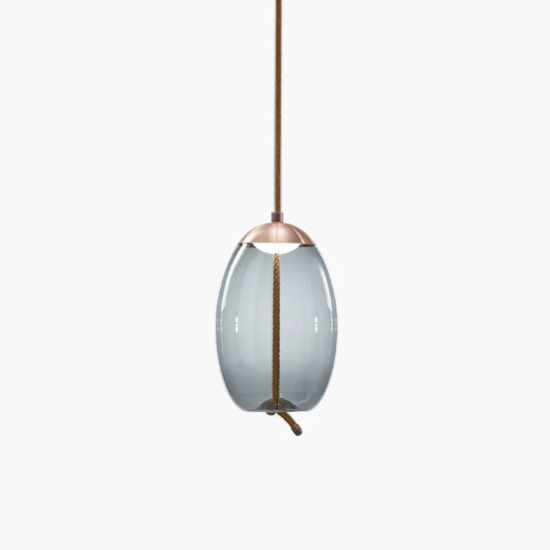 Handgeblazen Glazen Hanglamp Modern Design – Glas en Metaal – Instelbare Kabel 150cm – Geïntegreerde LED – 4 Modellen & Kleuropties | Sansoti