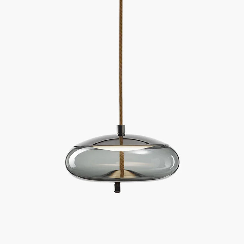 Handgeblazen Glazen Hanglamp Modern Design – Glas en Metaal – Instelbare Kabel 150cm – Geïntegreerde LED – 4 Modellen & Kleuropties | Sansoti