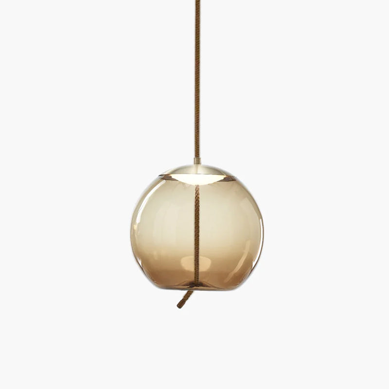 Handgeblazen Glazen Hanglamp Modern Design – Glas en Metaal – Instelbare Kabel 150cm – Geïntegreerde LED – 4 Modellen & Kleuropties | Sansoti