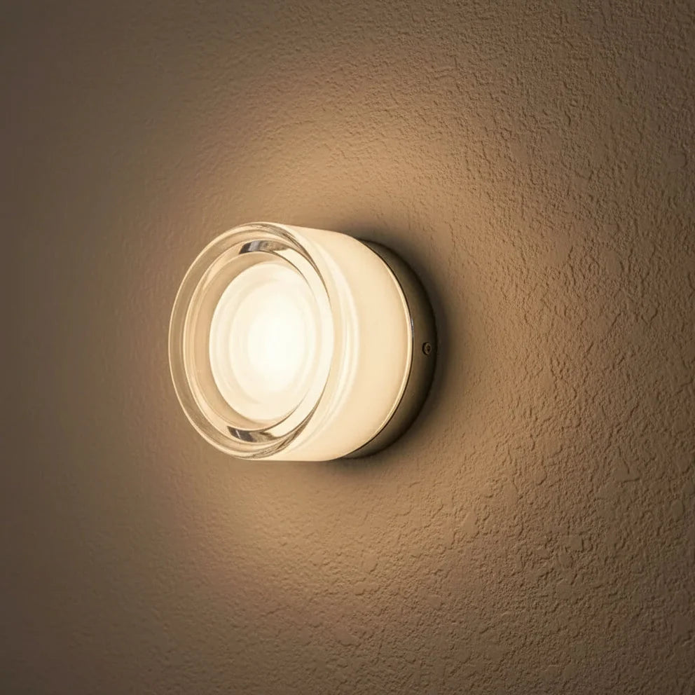 Minimalistische LED-Wandleuchte aus Metall und Acryl, warmes Licht, Wohnzimmer, Schlafzimmer, Flur, Foyer, moderne Beleuchtung | Sansoti