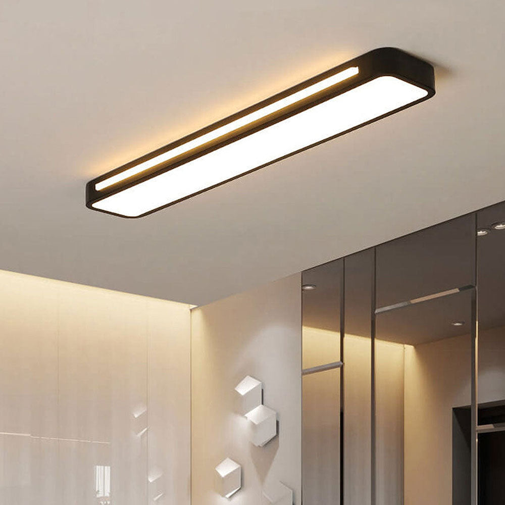 Schlichte LED-Deckenleuchte, minimalistisches Design, Eisen, Acryl, moderne Beleuchtung, Flur, Wohnzimmer, Esszimmer, Schlafzimmer | Sansoti