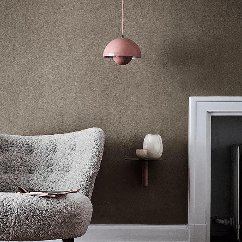 Suspension scandinave LED Aluminium Rond Design moderne Couleurs E27 | Restfield