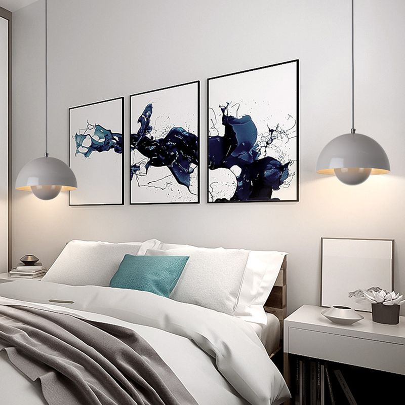 Suspension avec jardinière, design scandinave, métal E27, lumière blanc chaud, câble réglable, pour salon ou cuisine | Sansoti