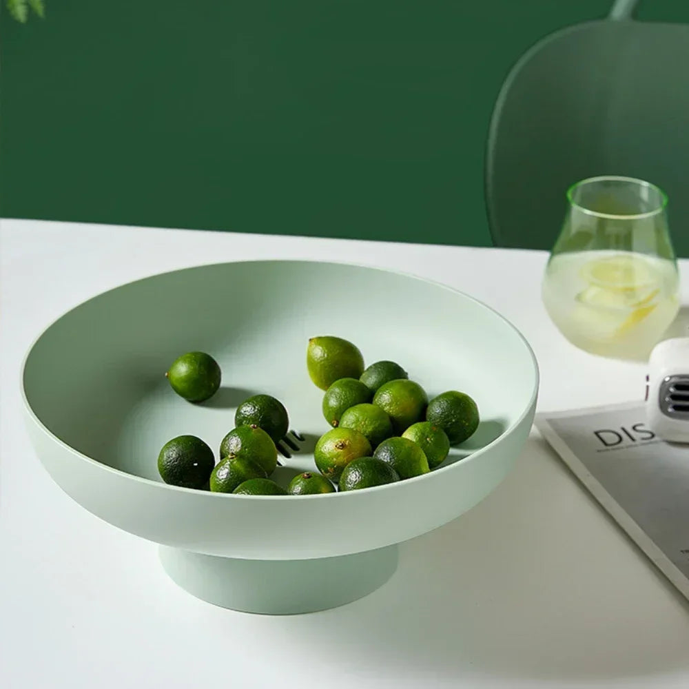 Moderne Fruitschaal met Strak Ontwerp – Ideaal voor Fruit, Brood en Decoratie | Ø 25 cm | Veelzijdig Gebruik in Elke Ruimte | Scandinavisch Keukendesign | Sansoti
