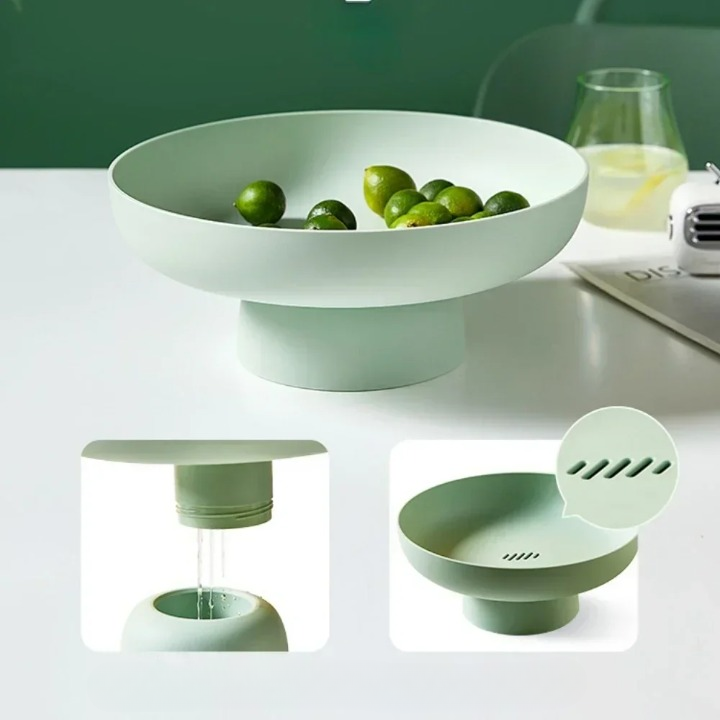 Moderne Fruitschaal met Strak Ontwerp – Ideaal voor Fruit, Brood en Decoratie | Ø 25 cm | Veelzijdig Gebruik in Elke Ruimte | Scandinavisch Keukendesign | Sansoti