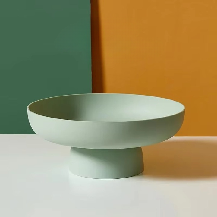 Moderne Fruitschaal met Strak Ontwerp – Ideaal voor Fruit, Brood en Decoratie | Ø 25 cm | Veelzijdig Gebruik in Elke Ruimte | Scandinavisch Keukendesign | Sansoti