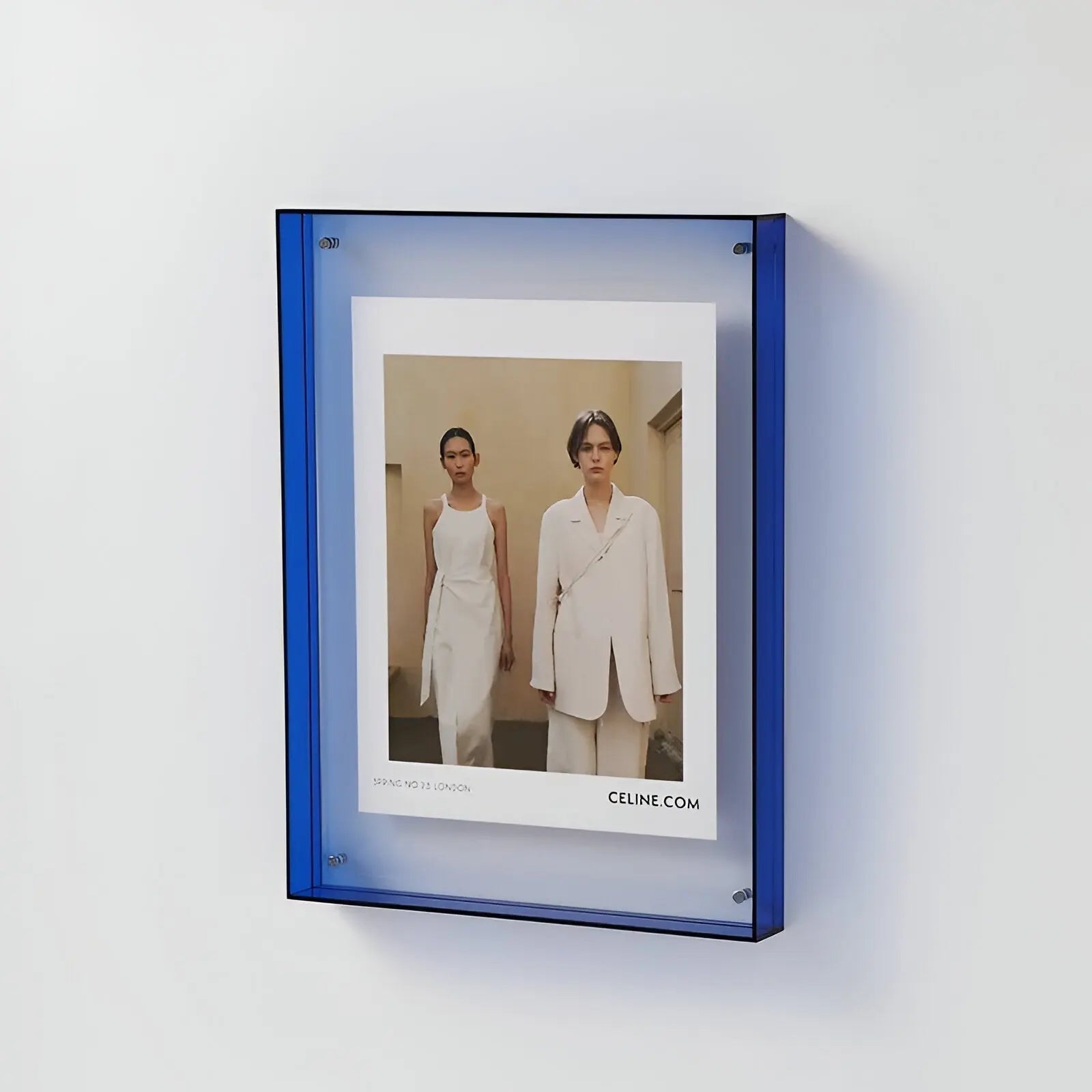 Acryl Fotolijst met Gekleurde Rand – Wand & Tafel – 10 Kleuren – 5 Maten | Sansoti