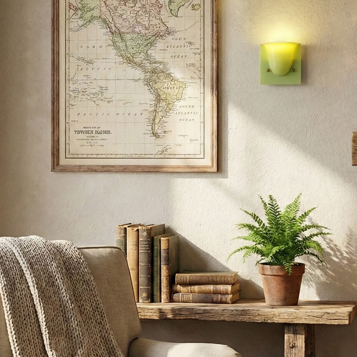 Mollo Wandlamp — Organische Hars & IJzer Wandverlichting | Sansoti