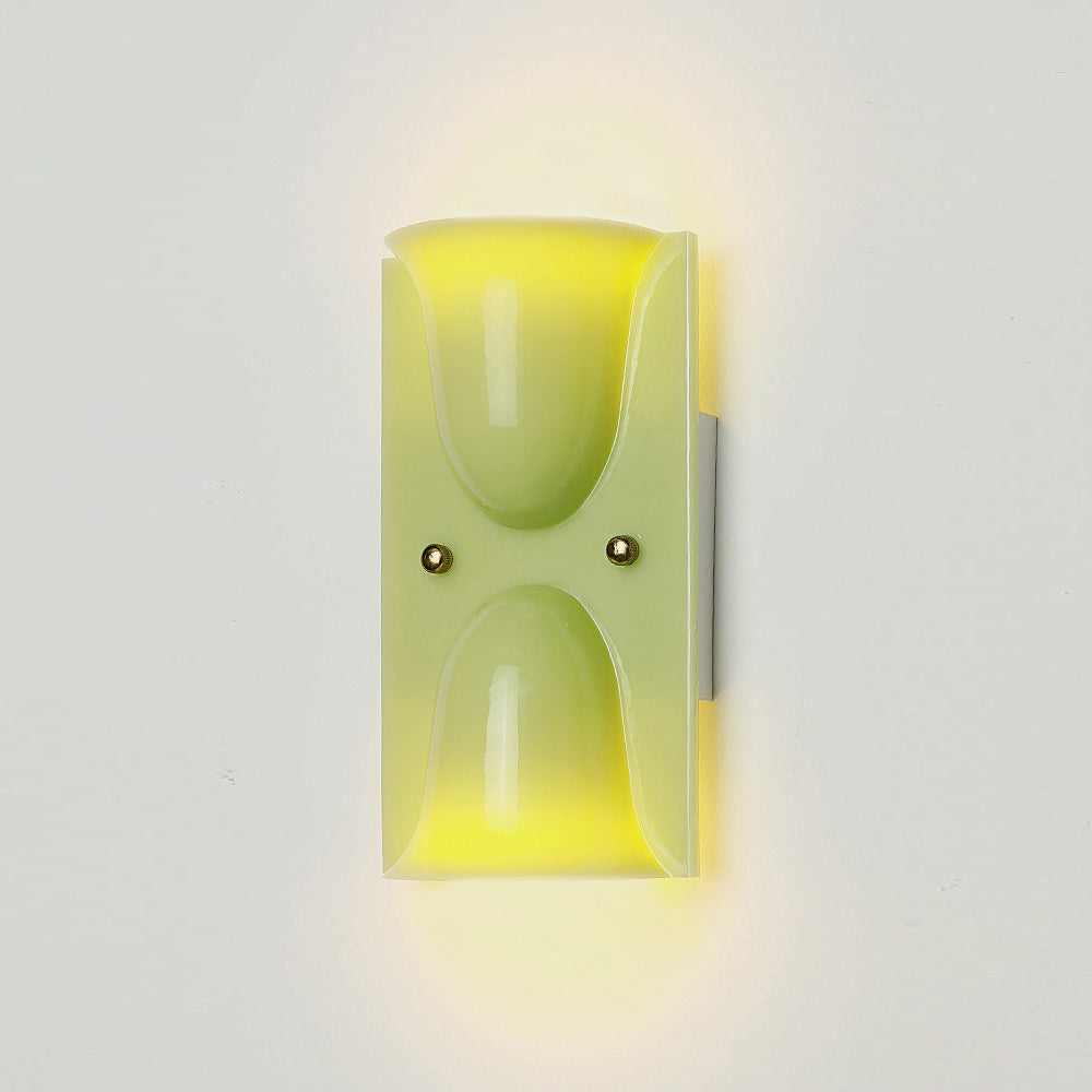 Mollo Wandlamp — Organische Hars & IJzer Wandverlichting | Sansoti