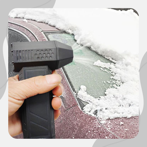 Draadloze Sneeuwblaasborstel – Compacte Elektrische Sneeuwverwijderaar voor Auto & Ramen – Oplaadbaar via USB | Sansoti