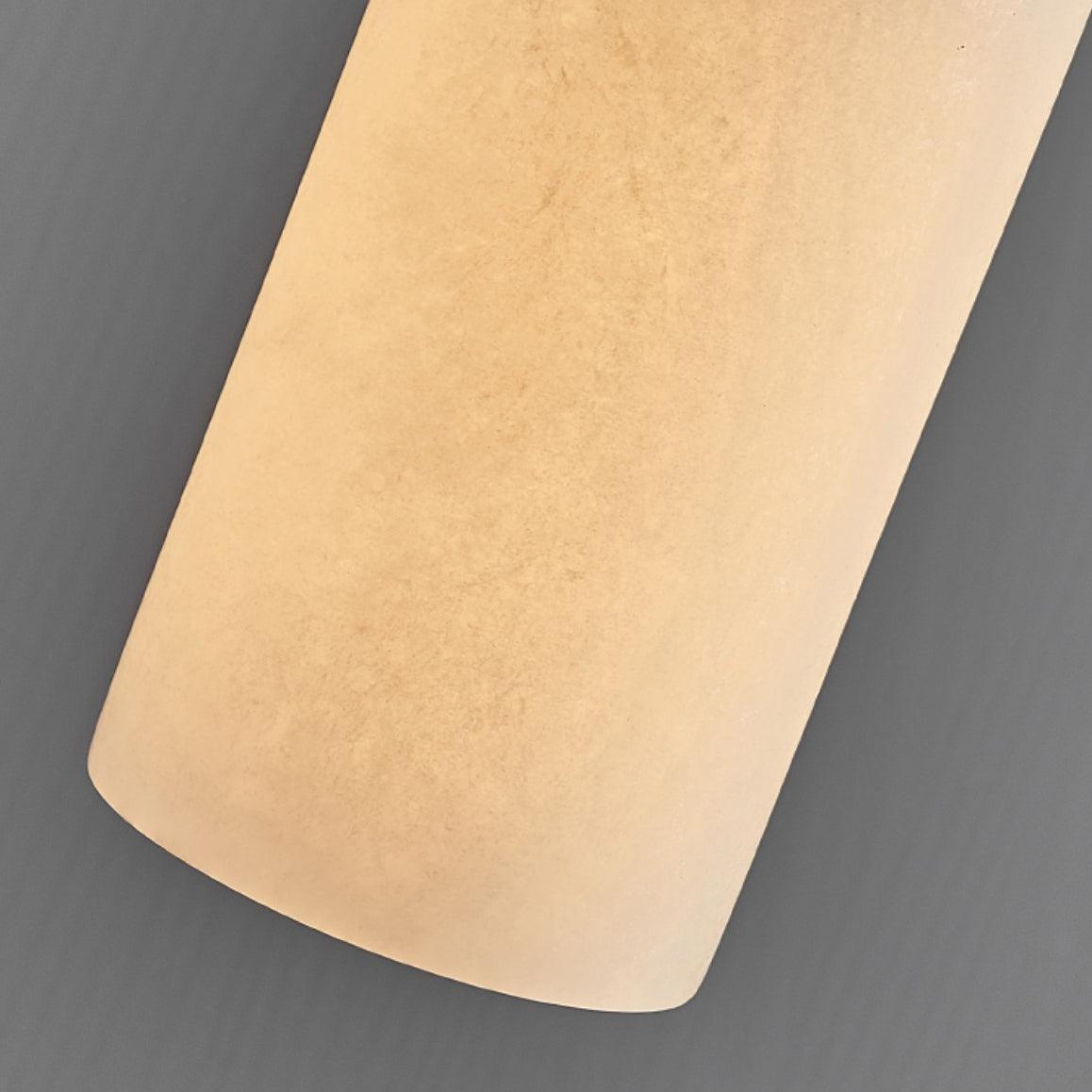 Alabasten Hanglamp met Gevlochten Snoer – Natuursteen Verlichting van Enkel Lichtpunt tot 21-Lichts Cluster – Mid-Century Modern Stijl Eetkamer Hanglamp met E12/E14 Fitting | Sansoti