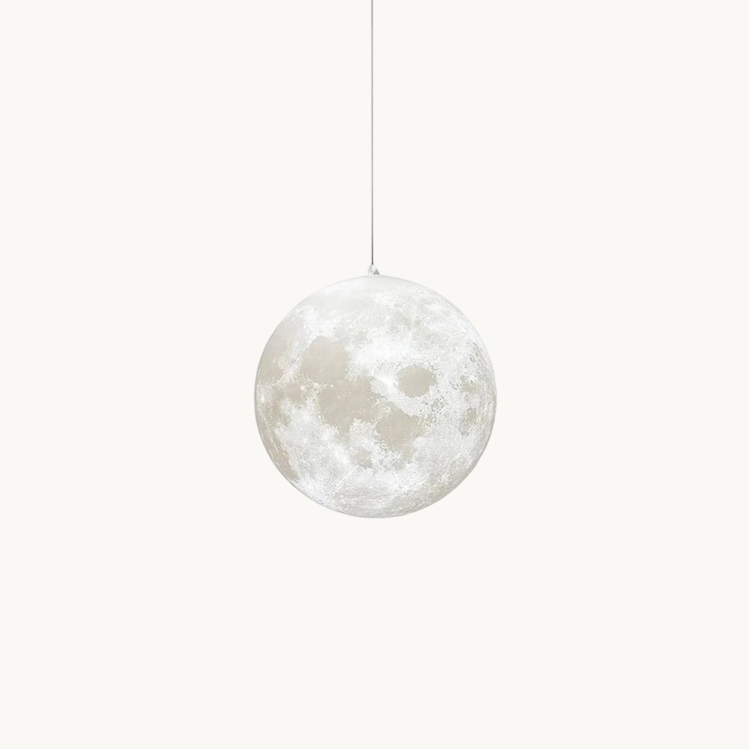 Maan Hanglamp – Realistische Textuur – 8 Maten Beschikbaar – Romantische Maanbol voor Slaapkamer Eetkamer Kinderkamer – Dimbaar Warm Licht – Schuine Plafondadapter Inbegrepen | Sansoti