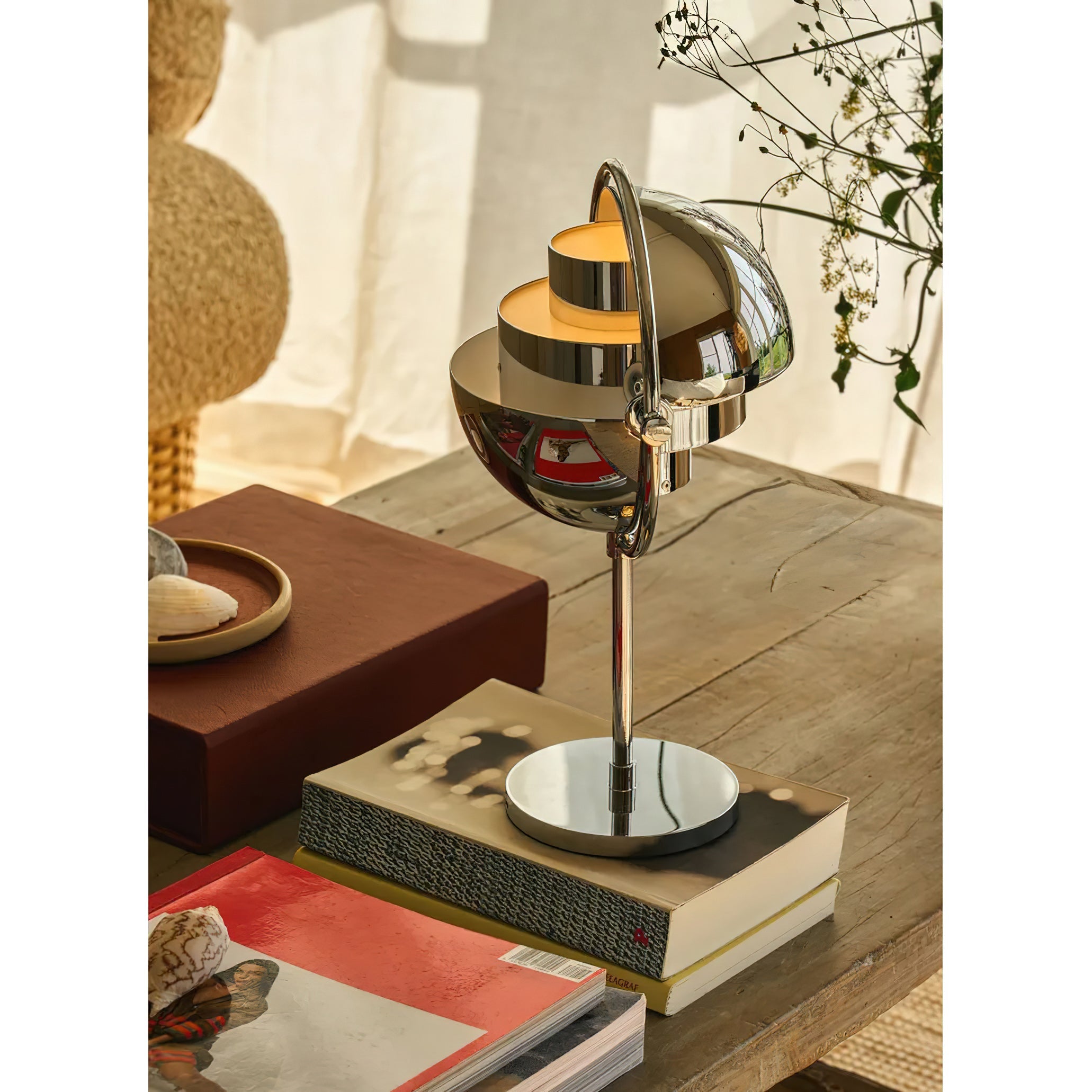 Draagbare Tafellamp met Geïntegreerde LED en USB-Oplaadbare Batterij – Dimbaar 330 Lumen 3000K Modern Design | Sansoti