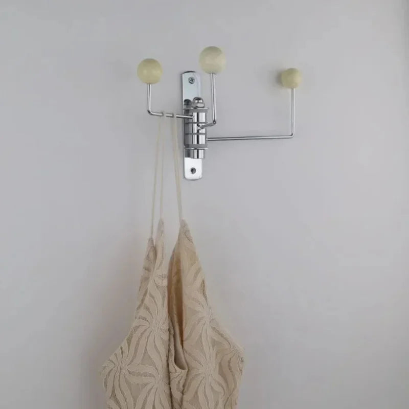 Wandkapstok Metaal Retro 3 of 4 Haken Zwart Wit Groen Rood Hal Slaapkamer | Sansoti