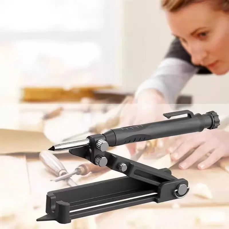 Modulaire Markeertool voor Precisie | Gereedschap voor Timmerman Doe-het-zelver Bouw en Klussen | Aluminium Meetinstrument Meetliniaal | Sansoti