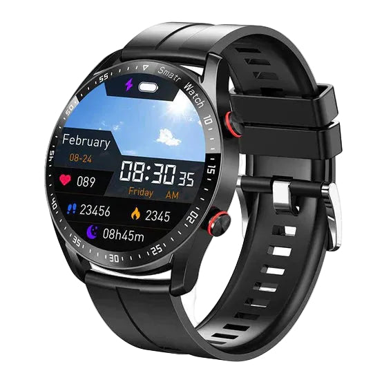 Multifunctional Health Watch with Heart Rate Monitor and Blood Pressure Measurement – Waterproof Smartwatch with Rechargeable Battery | Sansoti