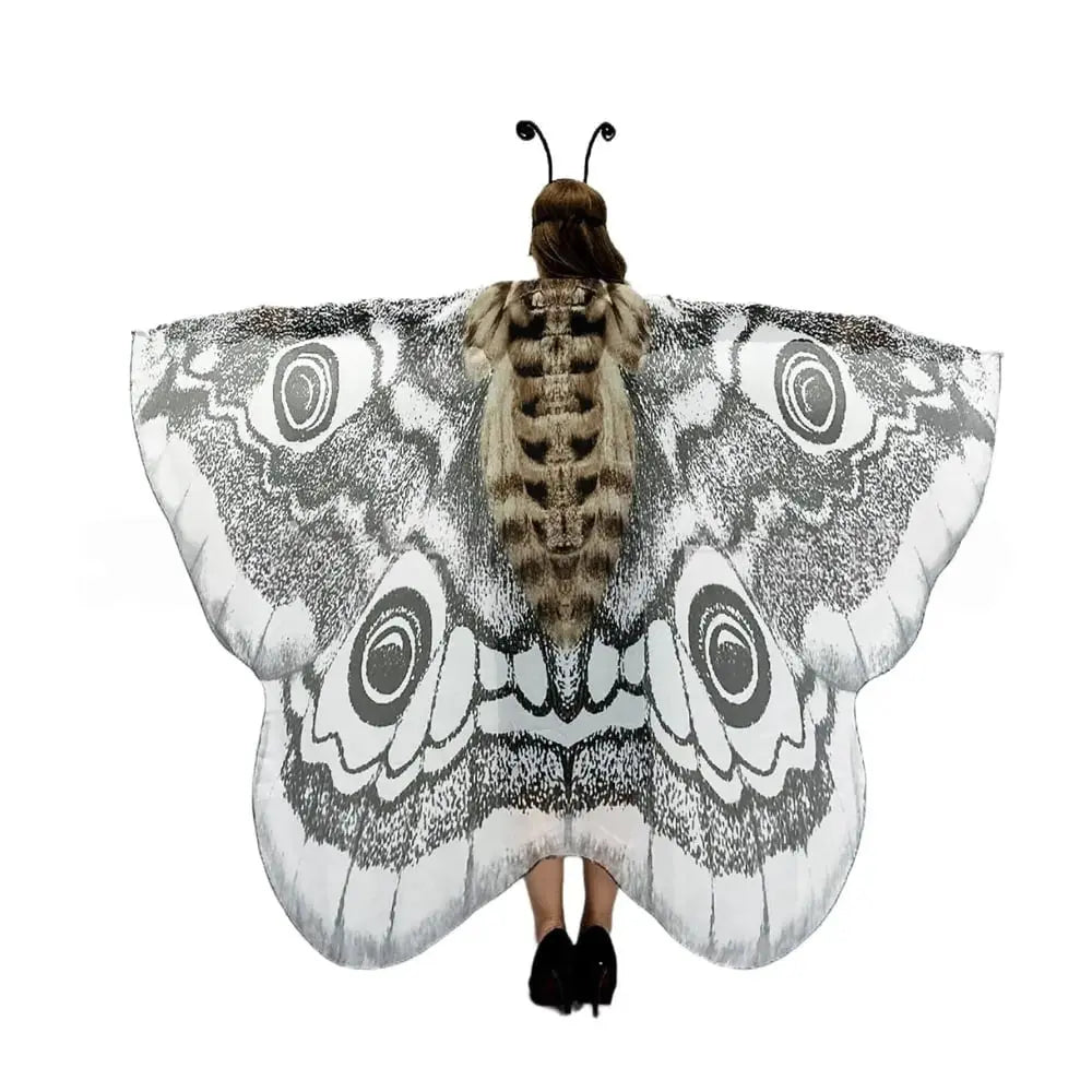 Nachtvlinder Cape Grey Moth – Elegante Vleugelomhang voor Creatieve Momenten | Sansoti