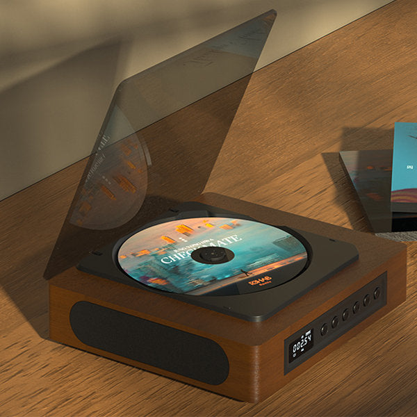 Retro CD-Player Bluetooth Vintage Musikplayer mit FM Radio und LCD-Display | Restfield