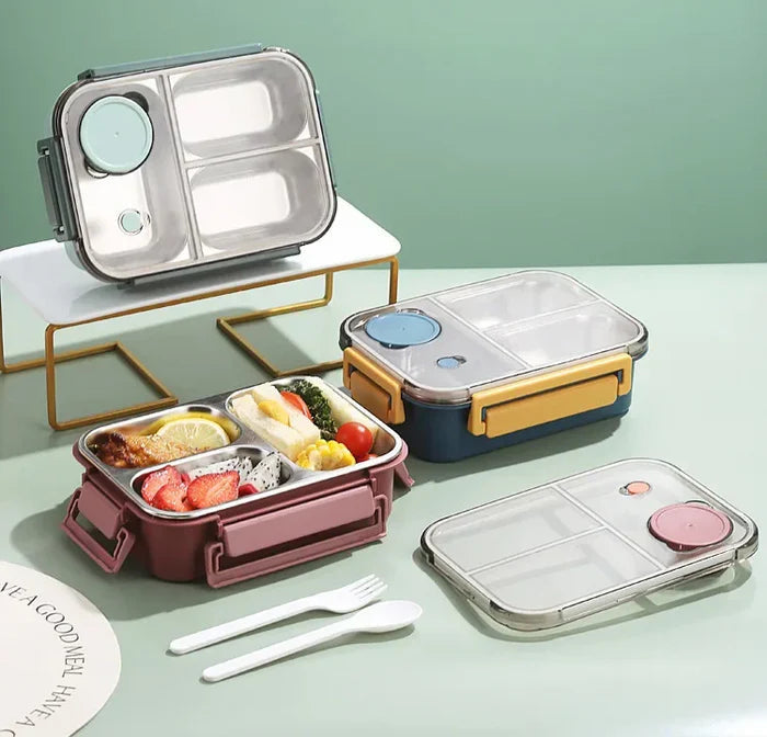Boîte repas isotherme en acier inoxydable avec isolation sous vide, maintien au chaud pendant 12 heures, étanche, pour le travail, les déplacements et le déjeuner à l’école | Sansoti
