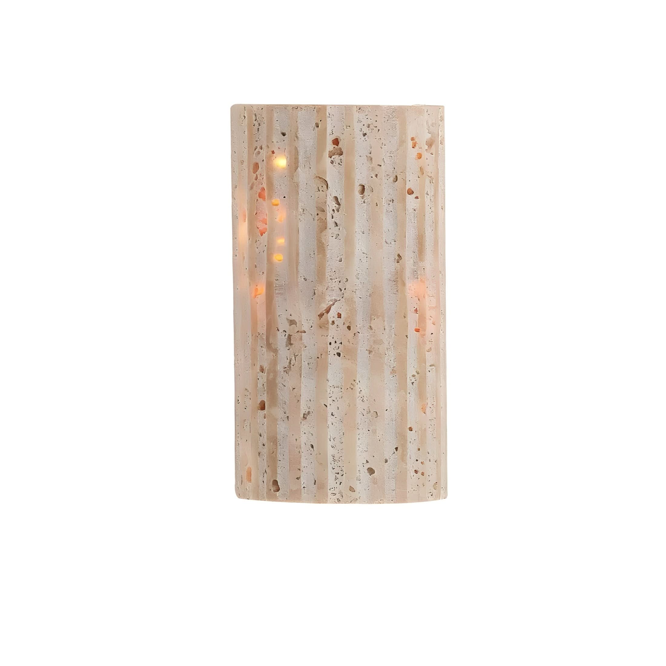 Natuursteen Wandlamp LED – Warm Licht voor Woonkamer, Hal & Slaapkamer | Sansoti