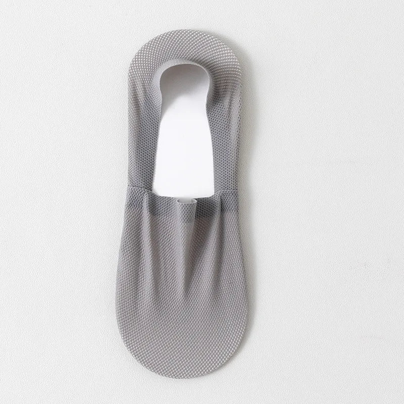 Onzichtbare Enkelsokken Met Antislipzool – No-Show Herensokken Voor Sneakers & Lage Schoenen – EU 38-46 – 6 Kleuren | Sansoti