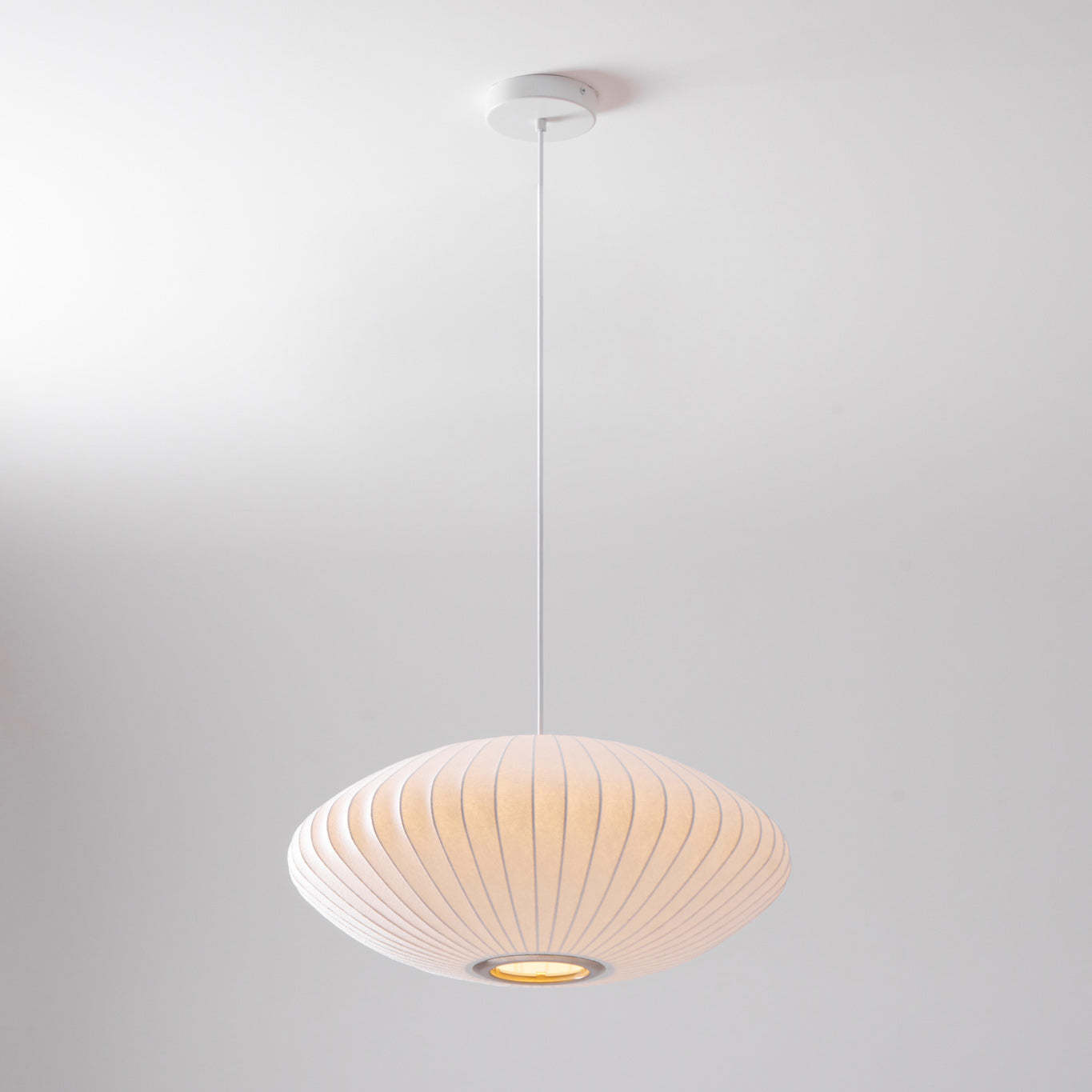 Bubbel Hanglamp met Stalen Draadstructuur Wit Ø40cm Moderne Verlichting | Sansoti