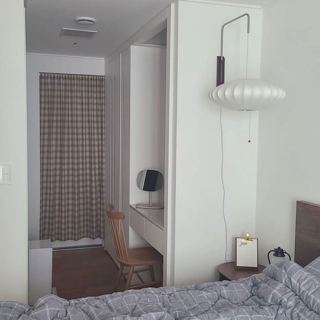 Wandlamp Zijden Kap Walnoot Metaal Wit Woonkamer Slaapkamer | Sansoti