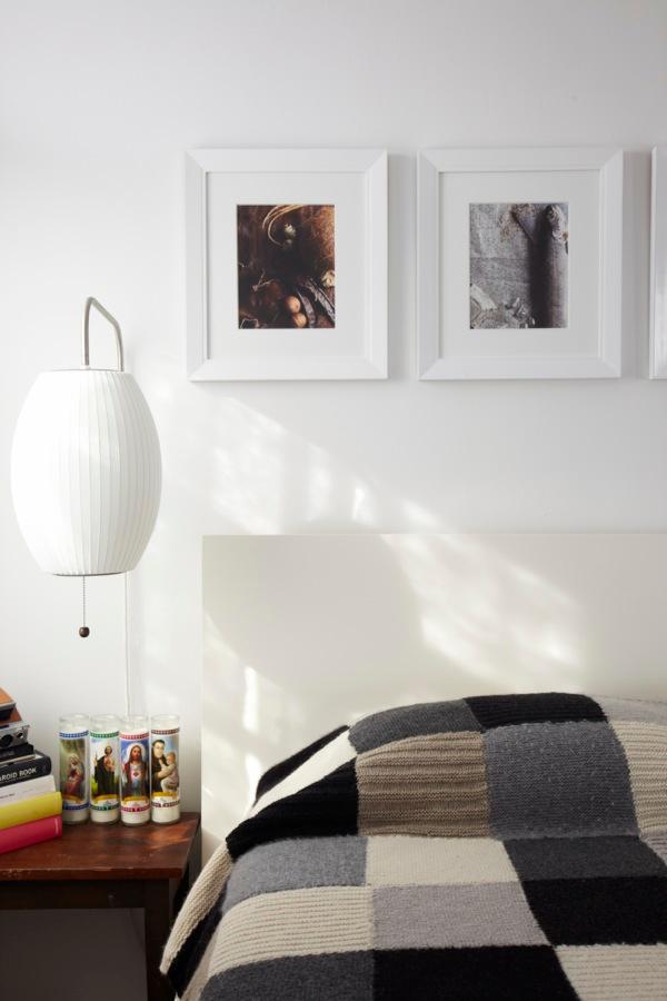 Wandlamp Zijden Kap Walnoot Metaal Wit Woonkamer Slaapkamer | Sansoti
