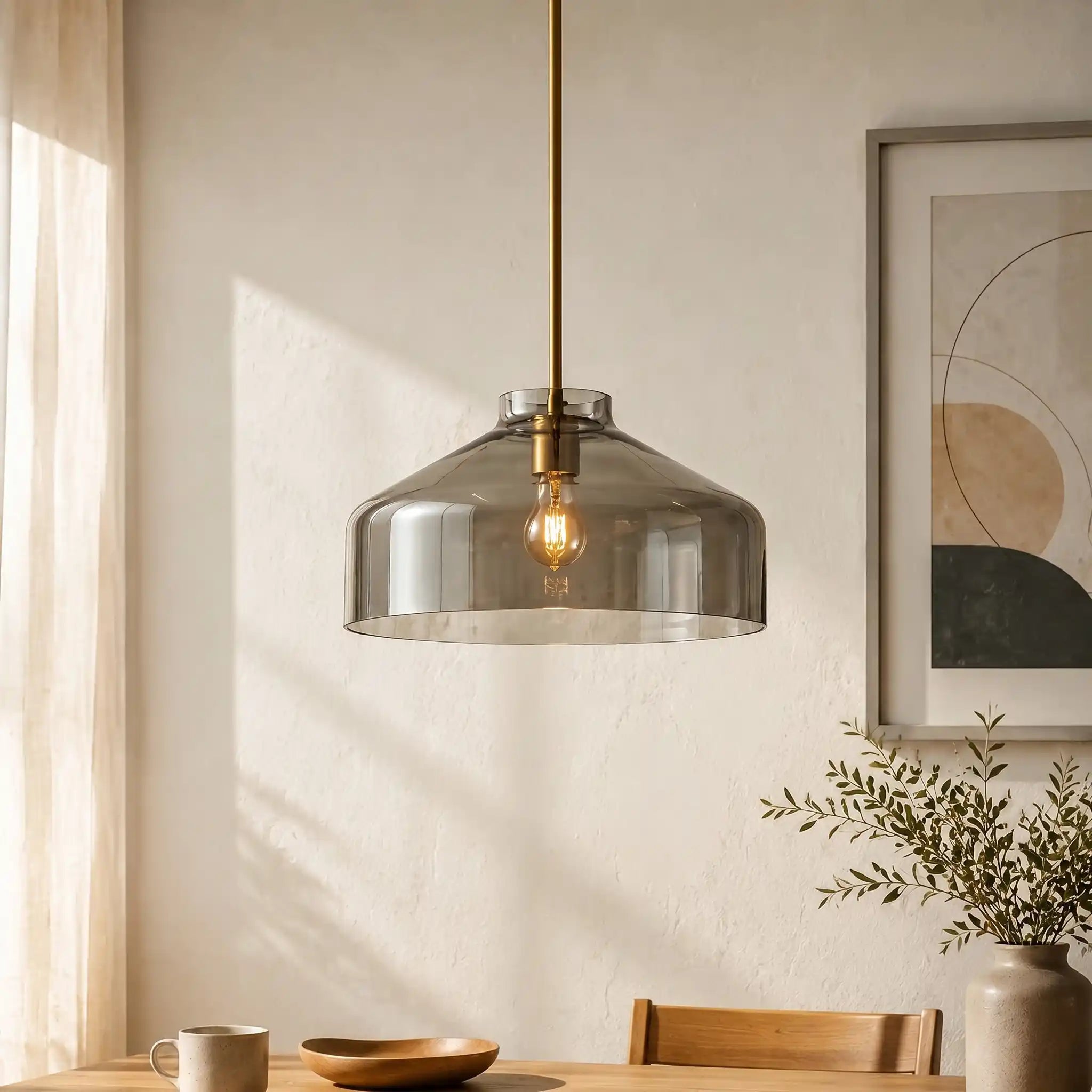 Minimalistische Plafondlamp met Matte Afwerking – Morandi Kleuren – Scandinavisch Design | Sansoti