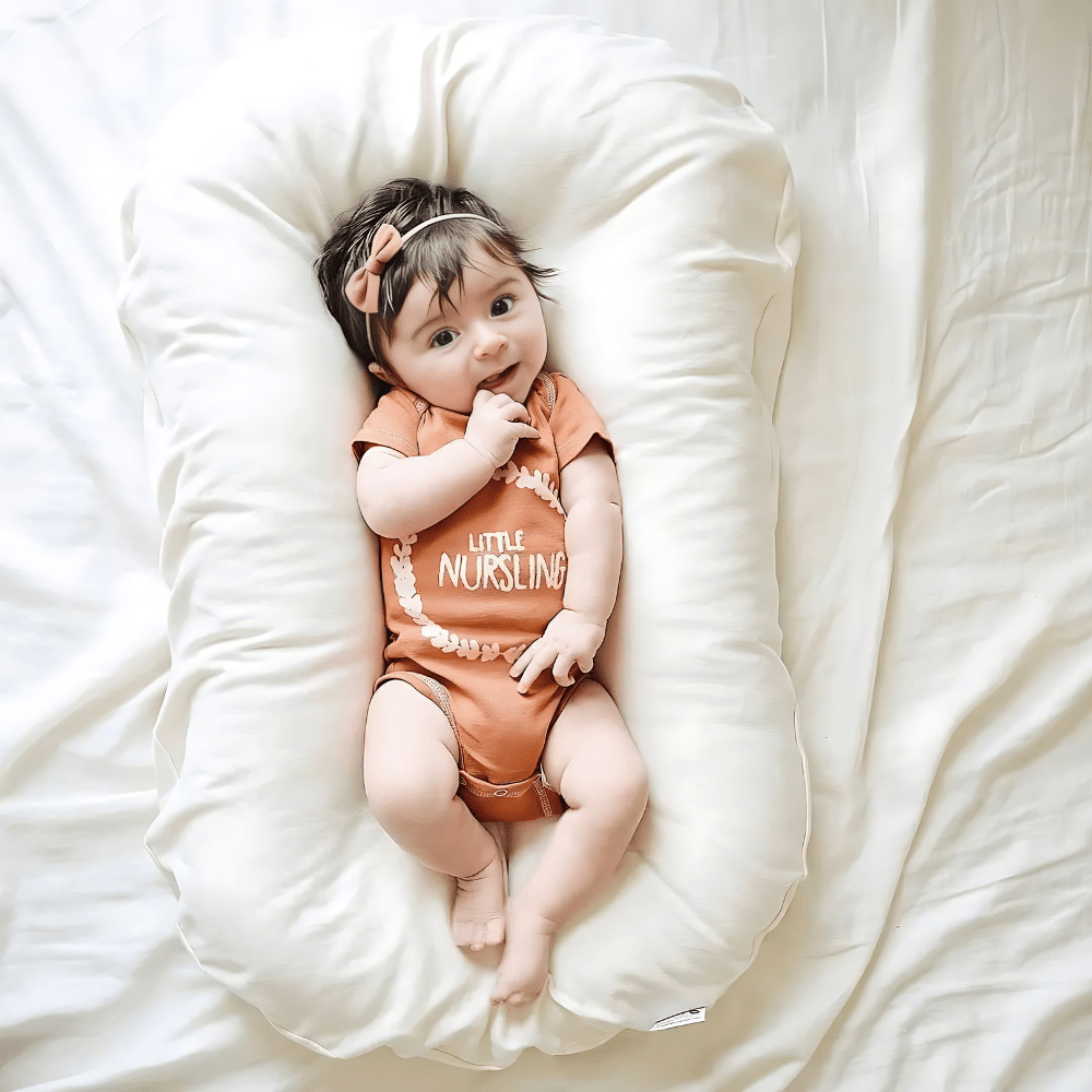 Babynest met Memory Foam – Ergonomisch Babymatrasje voor Gezonde Slaap – Hypoallergeen & Ademend – Pasgeboren tot 12 Maanden | Sansoti