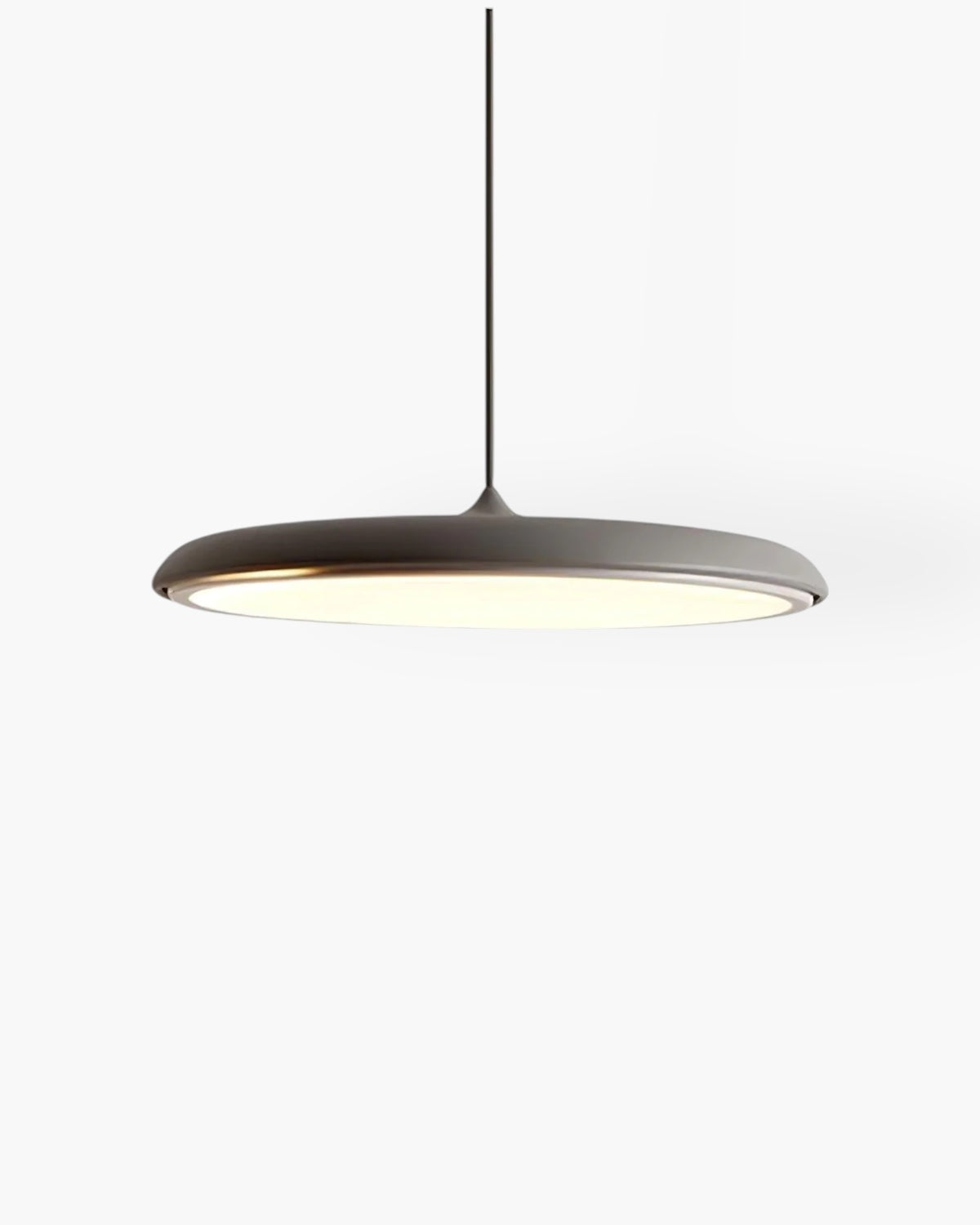 Ronde Hanglamp met Zachte Lichtverspreiding Zwart Grijs Groen Roze Wit Oranje ø25cm ø40cm Modern Scandinavisch Design voor Eetkamer Woonkamer Werkplek | Sansoti