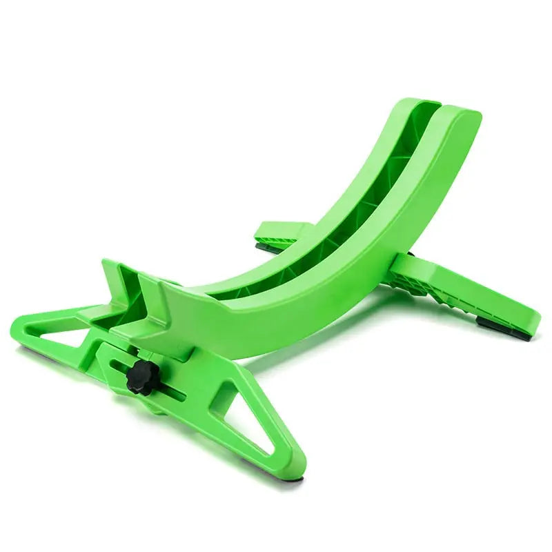 Fietsstandaard ABS Kunststof 54x40cm Bandbreedte 30-80mm Vloerstandaard Garage Kelder Binnen Fiets Parkeren Antislip Zwart Groen | Sansoti