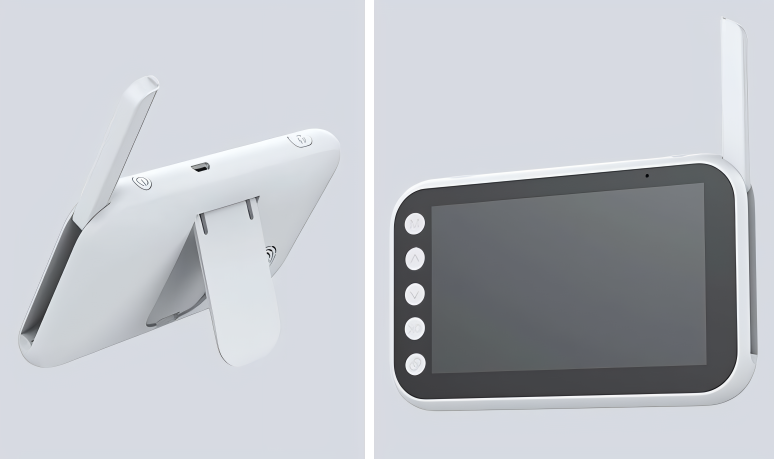 Babyphone mit Nachtsicht, 1080p-HD-Kamera, Temperaturanzeige, Zwei-Wege-Audio und sicherer Babyüberwachung | Sansoti