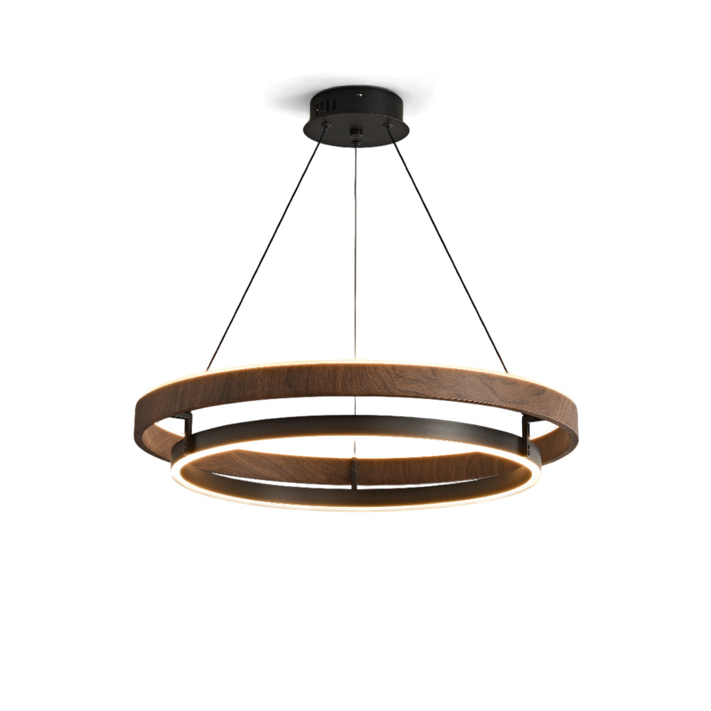 Moderne LED Hängeleuchte mit Ringen – Designer-Beleuchtung mit warmem Licht | Restfield