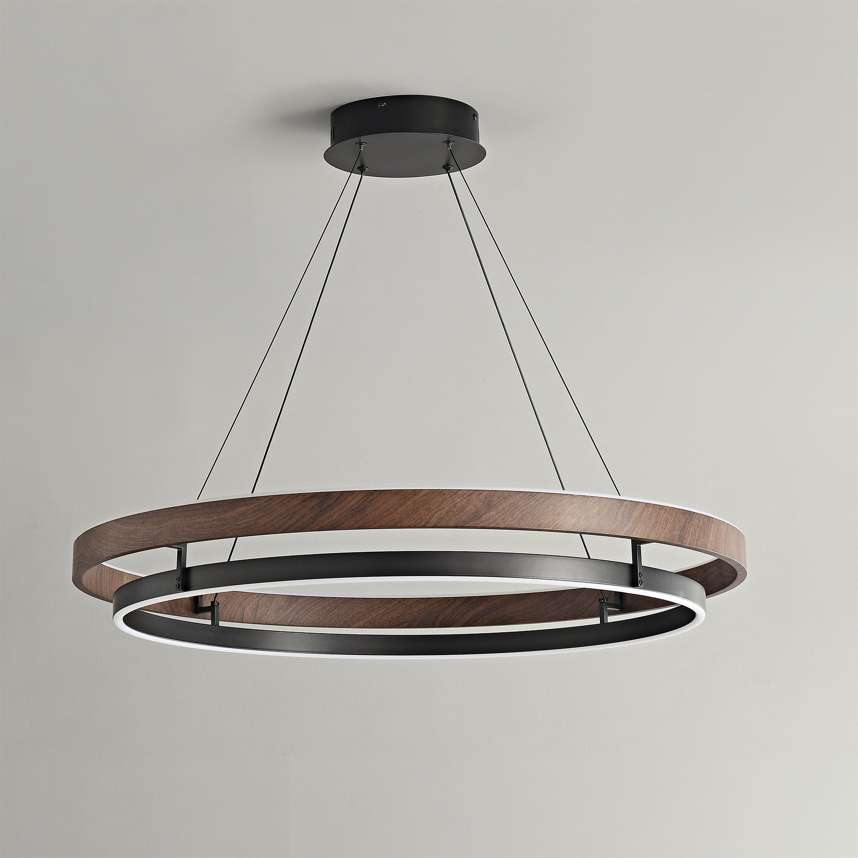 Moderne LED Hängeleuchte mit Ringen – Designer-Beleuchtung mit warmem Licht | Restfield