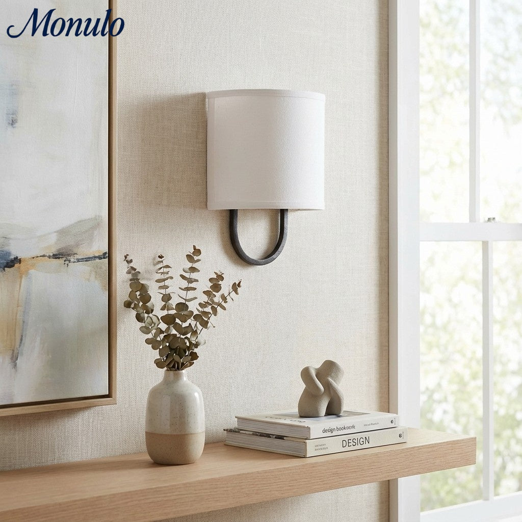 Wandlamp Stoffen Kap – Moderne Slaapkamer Wandverlichting voor Sfeervolle Ambiance | Sansoti