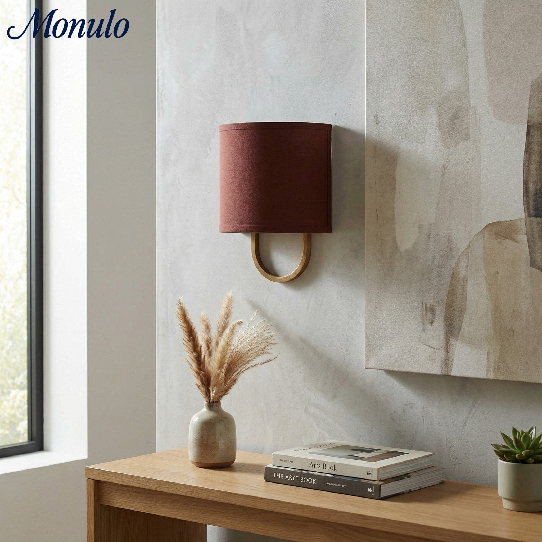 Wandlamp Stoffen Kap – Moderne Slaapkamer Wandverlichting voor Sfeervolle Ambiance | Sansoti