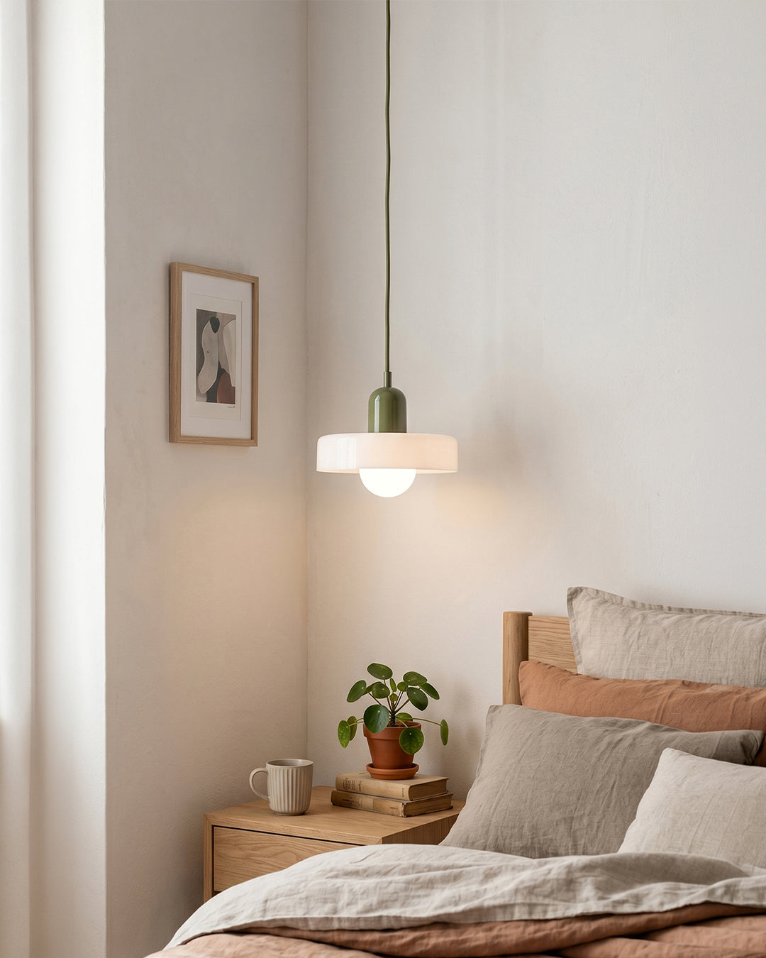 Glazen Hanglamp Modern 19-35cm Scandinavisch Design met Matglas | Sansoti