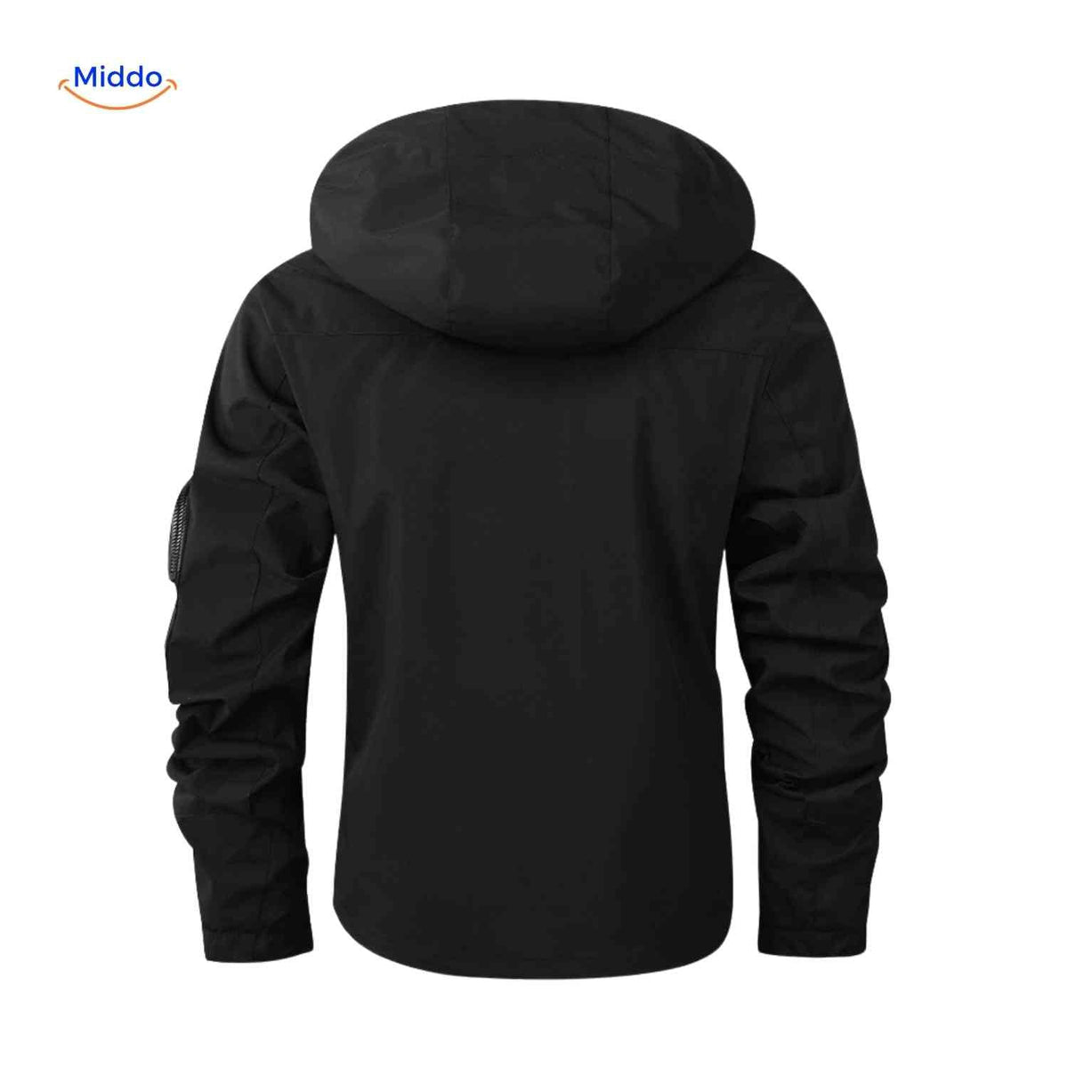 Waterdichte Heren Parka met Capuchon Ademend Windbestendig Lente Herfst Regular Fit Casual Outdoorjas | Sansoti