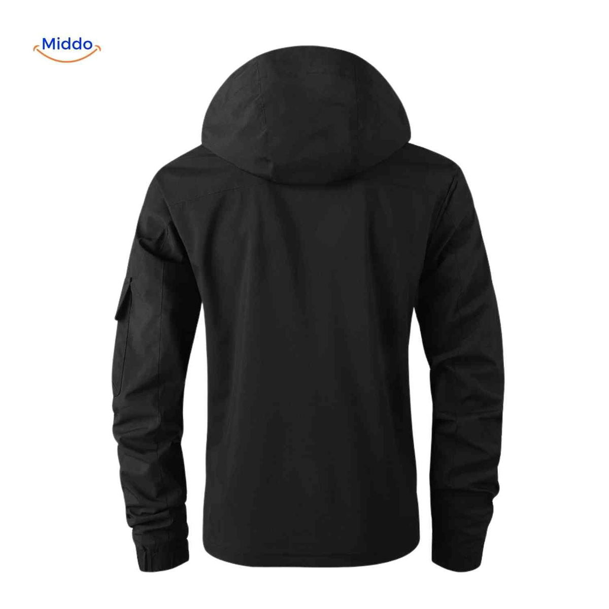 Waterdichte Heren Parka met Capuchon Ademend Windbestendig Lente Herfst Regular Fit Casual Outdoorjas | Sansoti