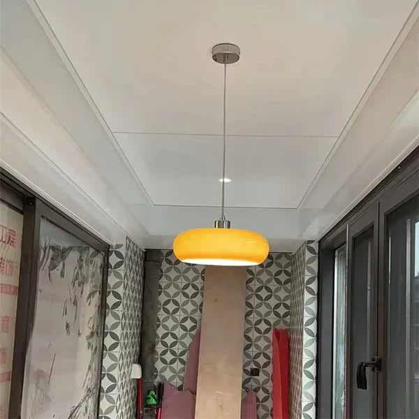 Ceiling Lamp LED Scandinavian Design with Wood and Metal for Modern Living Spaces - Energy-Efficient Lighting with Warm Light | Sansoti