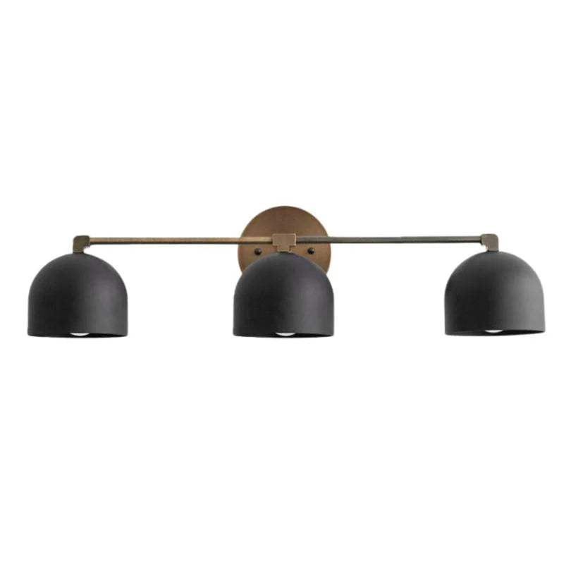 Metalen Wandlamp met Bolvormige Kap – Scandinavische Sfeerlamp voor Badkamer Slaapkamer Woonkamer – Moderne Wandverlichting Zwart Goud Messing | Sansoti