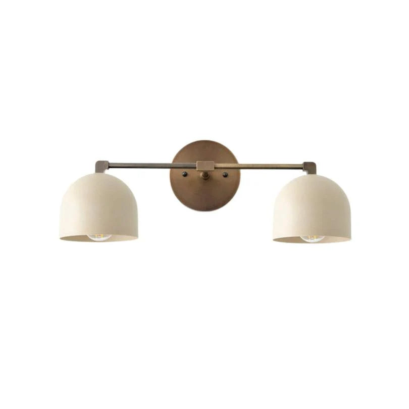Metalen Wandlamp met Bolvormige Kap – Scandinavische Sfeerlamp voor Badkamer Slaapkamer Woonkamer – Moderne Wandverlichting Zwart Goud Messing | Sansoti